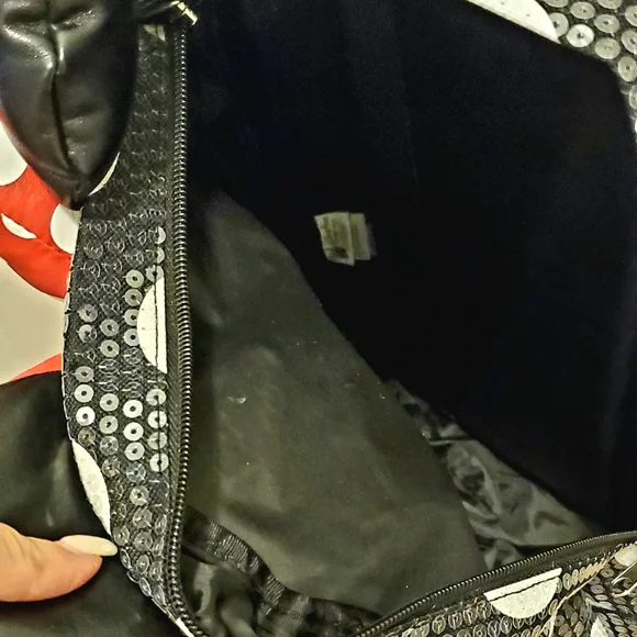 Disney polka dot sequin bookbag - Picture 2 of 4